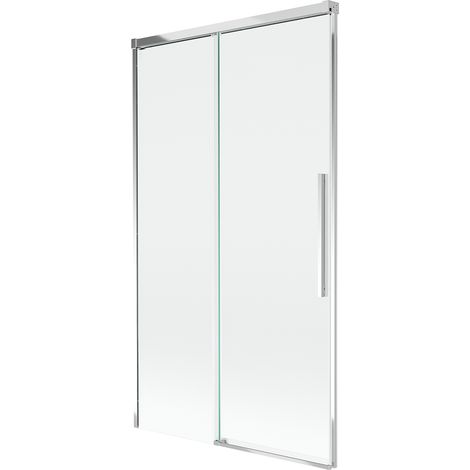 Mexen Rox paratia per vasca da bagno a 2 ante scorrevoli 100 x 150 cm, trasparente, cromo - 8C9-100-001-01-00