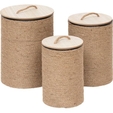 Cassettone bill beige d36 x h49,5 cm - Atmosphera créateur d'intérieur
