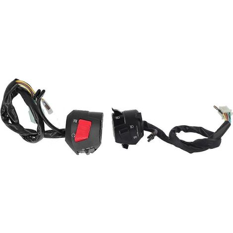 Paire de commandes de guidon (phare, clignotants, klaxon) compatibles avec CB400 1992-1998 (1/5)