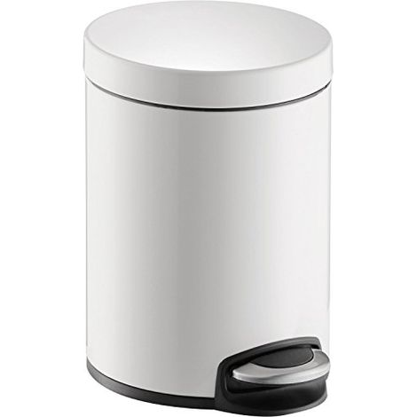 Cestino bagno helit h2403405 acciaio silenzioso 5 litri