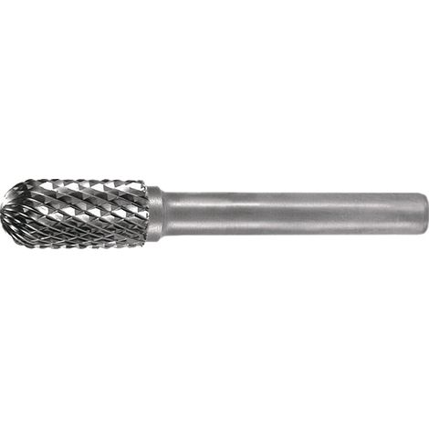 TECWERK Frässtift WRC Ø 12 mm Kopflänge 25 mm Schaft-Ø 6 mmHartmetall Verzahnung Kreuz