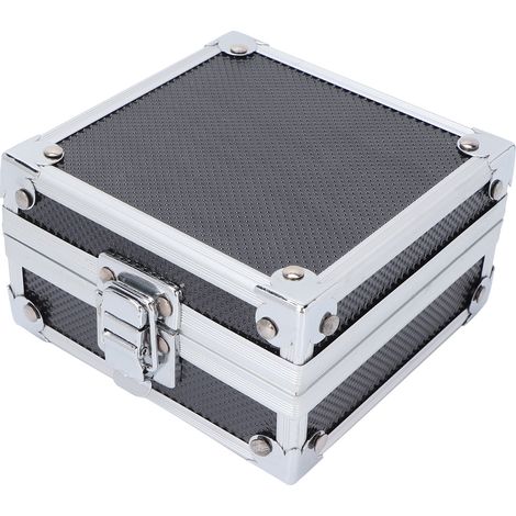 Coffret de rangement portable pour machine à tatouer, boîte aluminium mini, étui de transport pour moteurs de tattoo, montres et outils, robuste et léger (1/5)