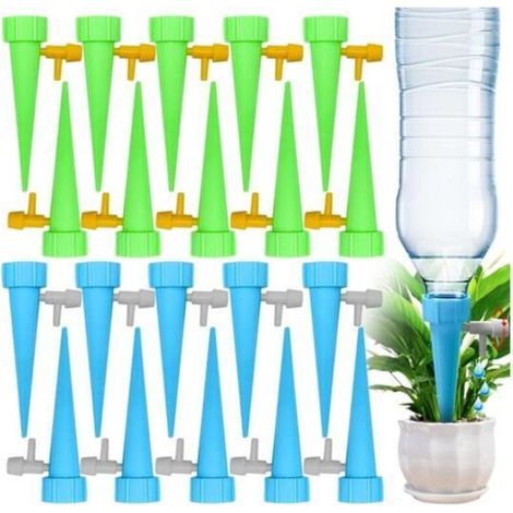 Set of 20 automatic drippers for indoor plants, drip irrigation system.
