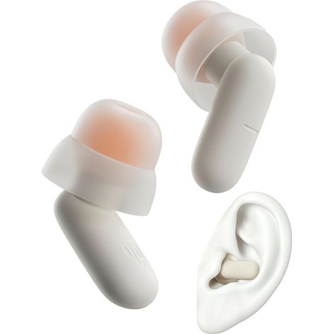 Tapones para los oídos con reducción de ruido media, ultracómodos para personas que duermen de lado, tapones para los oídos reutilizables con reducción de ruido de 23 dB