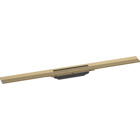 Caniveau de douche linéaire 800 mm, Siphon de sol découpable pour montage libre, Bronze brossé, 56044140 (1/4)
