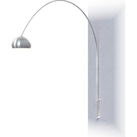 Piantana Contemporanea Turning Metallo Cromo 1 Luce E27