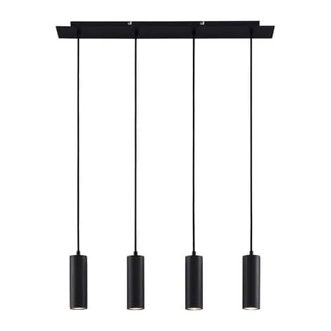 [GEBRAUCHT] Lindby Joffrey Hängeleuchte Vierflammig Schwarz Deckenlampe Pendelleuchte G384 B-Ware