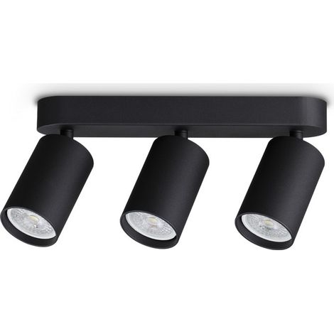 Ideal Lux DYNAMITE Barre de spots de plafond noire 3x GU10 (1/2)