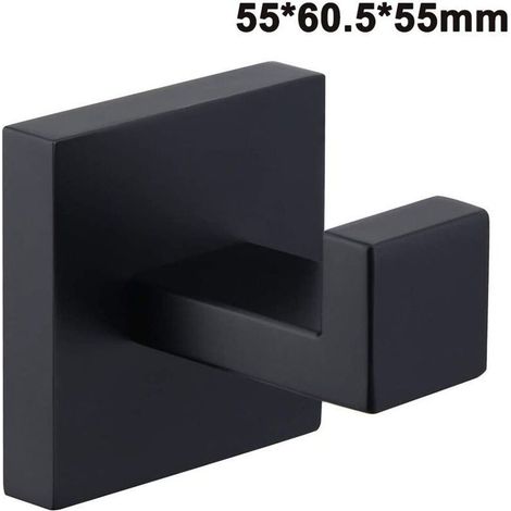 Filiyano-Porte-serviettes carré en acier inoxydable, fixation murale robuste, pour salle de bain et cuisine (1/5)