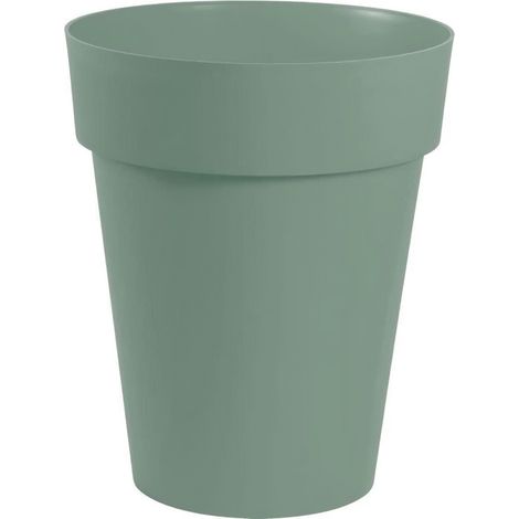 EDA – Pot de fleur rond Toscane Ø 44 cm – Hauteur 53 cm – Polypropylène – Résistant aux chocs – Usage intérieur et extérieur – Garantie 7 ans (1/5)