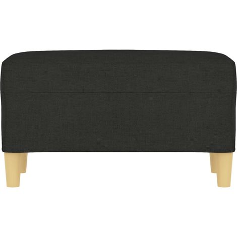 Banco banco 70 x 35 x 41 cm tela negra 020010586