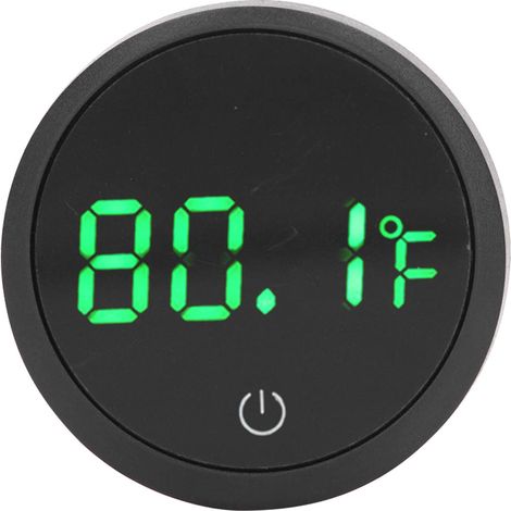 Thermomètre pour aquarium avec affichage LED numérique haute précision en degrés Fahrenheit, pour récipients en verre (1/5)