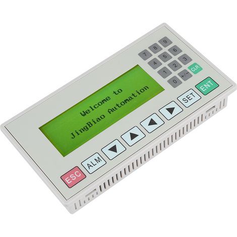 OP320-A Interface homme-machine (IHM) avec affichage texte de 3,7 pouces, port de communication S485/RS232 et câble inclus pour automate programmable. (1/5)