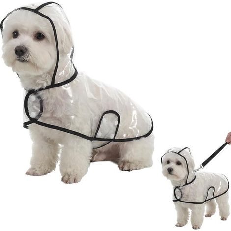 2 pièces - imperméable - manteau pour chien - imperméable pour animaux de compagnie - imperméable pour chien - imperméable pour chien - imperméable transparent - imperméable pour chiens - imperméable  (1/5)
