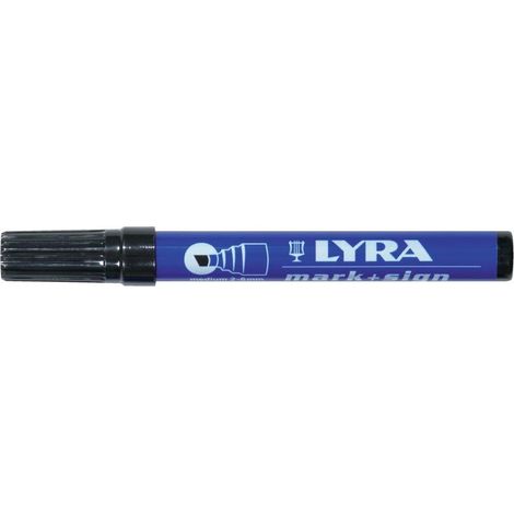 LYRA Permanent-Marker 111 Strichbreite 2-6 mm rot schräge Spitze (1/3)