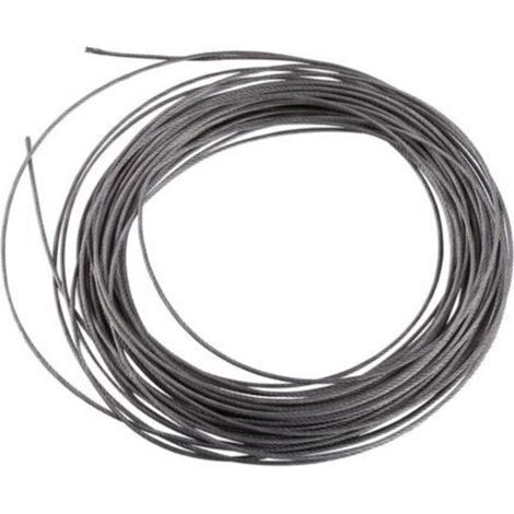 Câble en acier inoxydable, fil résistant aux hautes températures, diamètre 1,5 mm, bonne flexibilité, pour applications commerciales, industrielles et militaires.