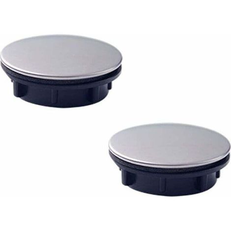 Set of 2 tapas for cooking, baking and bath, stainless steel (35 mm), D (1/4)
