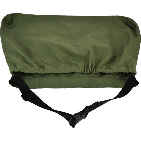 Sac de récolte jardin, sac de cueillette fruits, poche ceinture jardinage, vert militaire. (1/5)