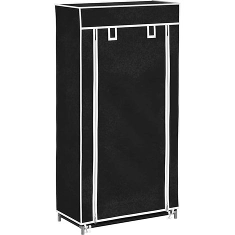Schuhschrank Schuhregal Schuhablage 5 Schicht 58x28x106 cm Schwarz vidaXL (1/5)