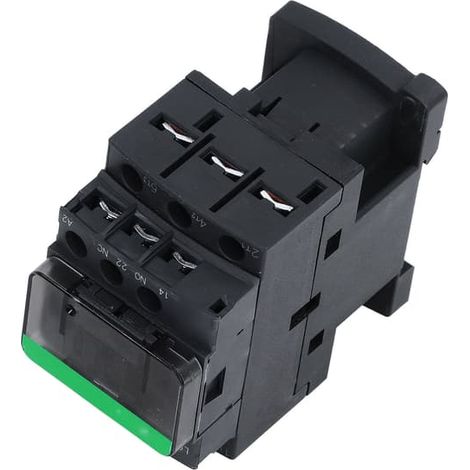 Contacteur triphasé 380 V 12 A, 1 NO 1 NF, bobine en cuivre, commutation haute tension, LC1D12 220 V, lot de 1 (1/5)