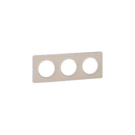 Schneider Electric Odace Placa de acabado blanco madera nórdica
