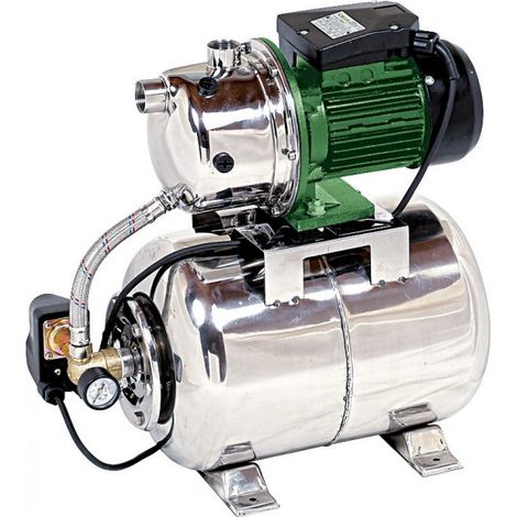 24l druckerhöhungspumpe mit jet101 970w edelstahl - Ribiland - prsi24jet101i