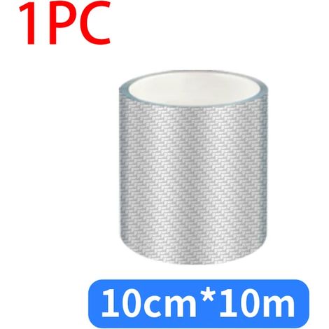 (10 cm x 10 m) Film protecteur de seuil de porte SEAMETAL en fibre de carbone 3D pour voiture : protection anti-rayures, adhésif, résistant à l'usure et imperméable. (1/5)