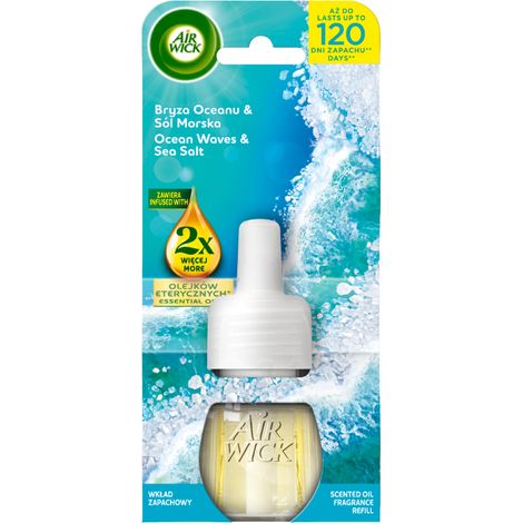 Recambio para ambientador eléctrico Air Wick Brisa Marina y Sal Marina, 19 ml (1/5)