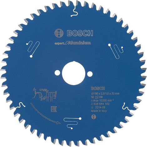 Lame de scie circulaire for aluminium, Bleu, 230 x 30 x 2,8 mm, 64