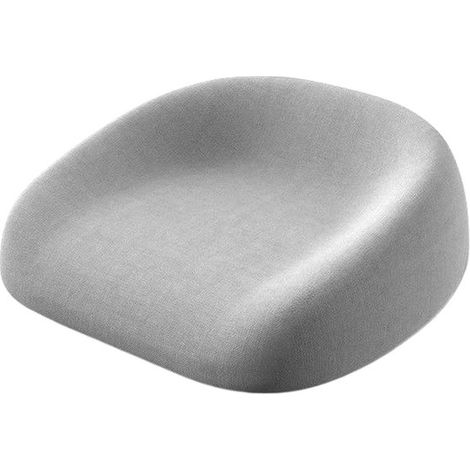 Rehausseur pour siège enfant - Repas en toute sécurité - Sangles réglables - Largeur : 38 cm - Gris (1/5)