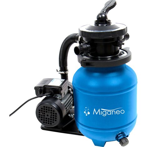 Système de filtration à sable Miganeo Dynamic 6500 Speed Clean bleu 4,5 m³/h de puissance (1/5)