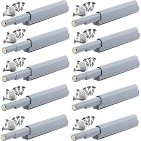 Magnetische Push-to-Open-Verschlüsse öffnen und schließen die Tür mit einem einfachen Druck (10 Stück).