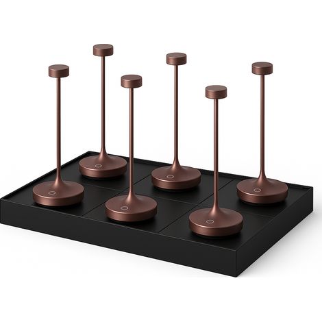 Juego de 6 lámparas de mesa con base H25CM RUBY (1/4)
