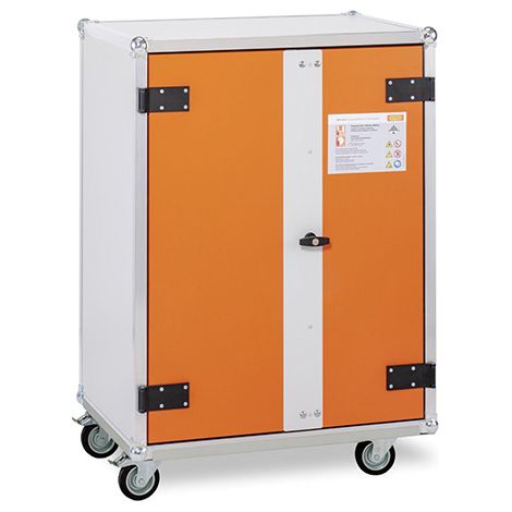 Armadio per batterie ignifugo - Con ruote - 11725