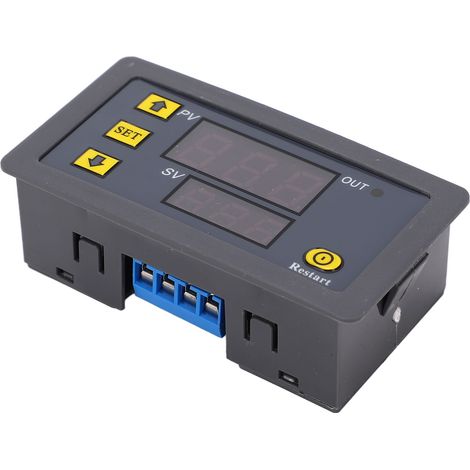 Module de relais temporisé avec temporisation marche/arrêt, interrupteur de commande de temporisation 24 V CC (1/5)