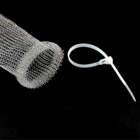 20 filtres à peluches pour machine à laver, filtre à peluches pour tuyau de machine à laver avec 20 attaches de câble (24 pièces)-AquaForge (1/3)