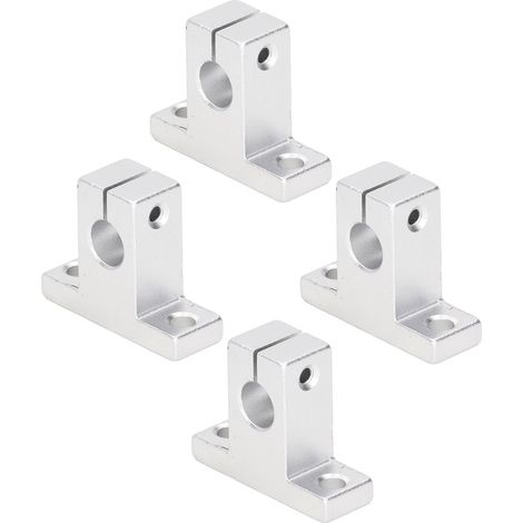 Lot de 4 tiges de serrage rail linéaire en alliage aluminium support guide pour axe 10mm SK10 (1/5)