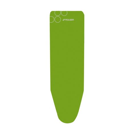 Funda mesa plancha 130x48cm fabricada en muletón color verde lima fur003 rolser (1/2)