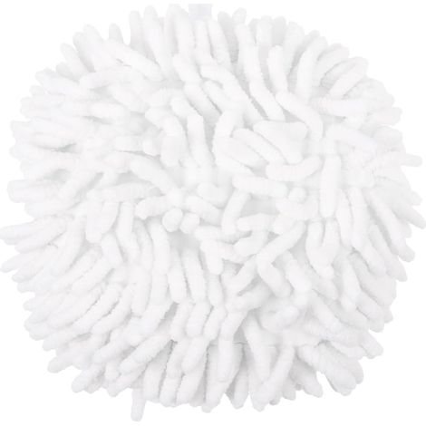 Serviette Main Créative en Chenille Blanche, Forme Sphérique, Absorbante et Respirante, Cuisine et Salle de Bain, Séchage Rapide, 1 Pièce (1/5)
