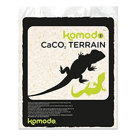 Sabbia di Komodo CaCO3 bianca - sabbia commestibile per rettili (1/2)