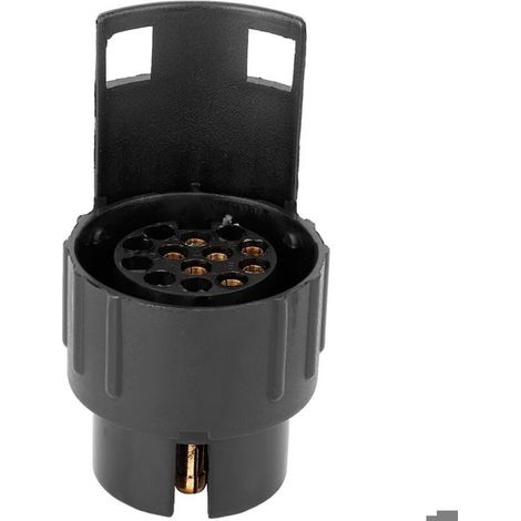 7 à 13 broches remorque camion caravane barre d'attelage prise de remorquage adaptateur convertisseur (1/5)