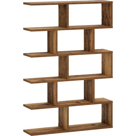 Estante de pared Madera envejecida 70 x 17 x 101 cm vidaXL (1/5)