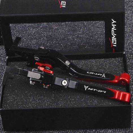 Leviers de frein et d'embrayage réglables, pliables et extensibles CNC pour moto Yamaha MT-07 (2014-2015-2016-2017-2018) - A3 (1/5)
