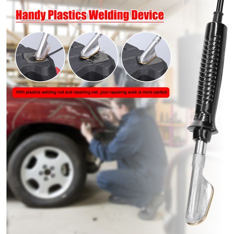 Dispositif de soudage des plastiques pratiques, outils de Garage, Machine de réparation du PVC, outil de pare-chocs de voiture, agrafeuse à chaud, lissage. (1/5)