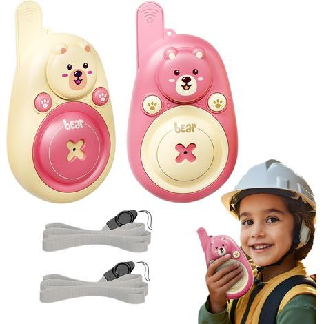 Talkie-walkie jouet d'extérieur pour enfants, jouet parlant d'extérieur, interphone portable longue portée pour jeux en plein air - Radio bidirectionnelle jouet d'extérieur (1/5)