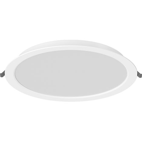 Mexen LDRR panneau de plafond downlight LED encastré fi 30 cm, 24W, Froid - 6500K, 2640 lm, blanc - L210-030-2465-20 (1/5)