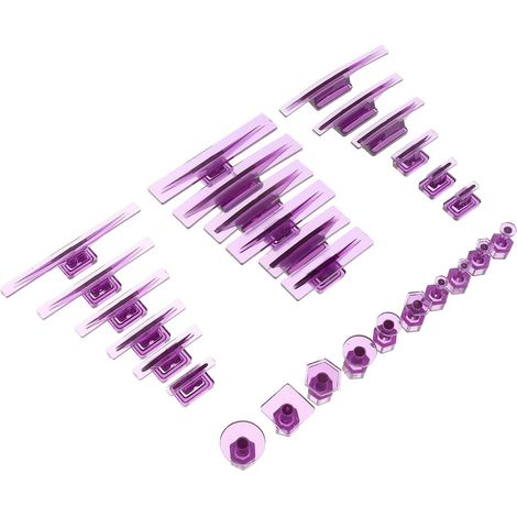 Kit Extracteur de Bosses de Carrosserie pour Voiture 28pcs en Plastique pour Réparation Automobile Polyvalente sans Trace et Rapide (1/5)