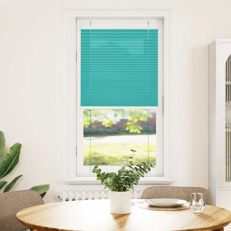 Maison Exclusive - Tenda Plissettata Verde petrolio 65x150 cm Larghezza Tessuto