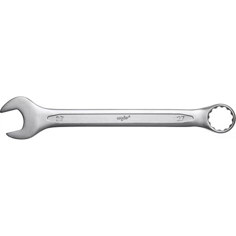 Llave combinada de anillo abierto de 27 mm de acero cromo-vanadio CRV (1/5)