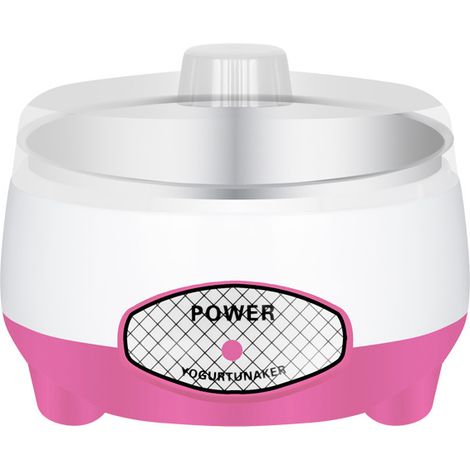 Machine a yaourt electrique avec cuve en inox pour yaourts fromage blanc et vin de fruits appareil pratique pour maison